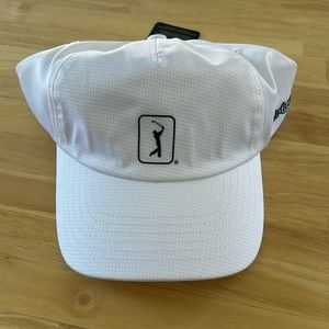PGA Tour Pro Series Air Flux Hat AVASB021DS Bright White OS